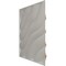 Ekena Millwork 19 5/8in. W x 19 5/8in. H Modern Wave EnduraWall Decorative 3D Wall Panel Covers 2.67 Sq. Ft. WP20X20MWCAC - alternate 6